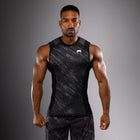 Venum Rapid Sleeveless Rashguard - Black/Storm Grey