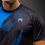 Venum No-Gi 6.0 Dry Tech T-Shirt - Black/Blue
