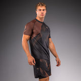 Venum No-Gi 6.0 Dry Tech T-Shirt - Black/Brown