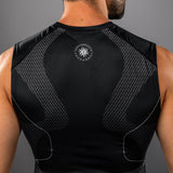Venum Nexus Sleeveless Rashguard - Black/Silver — product view 5
