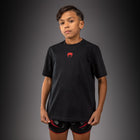 Venum Attack Kids Cotton T-Shirt - Black/Red