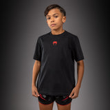 Venum Attack Kids Cotton T-Shirt - Black/Red