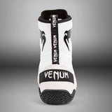 Venum Elite Boxing Shoes - White/Black — product view 3
