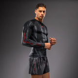 Venum Demon Long Sleeve Rashguard - Black/Grey