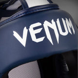 Venum Elite Headgear - White/Navy Blue