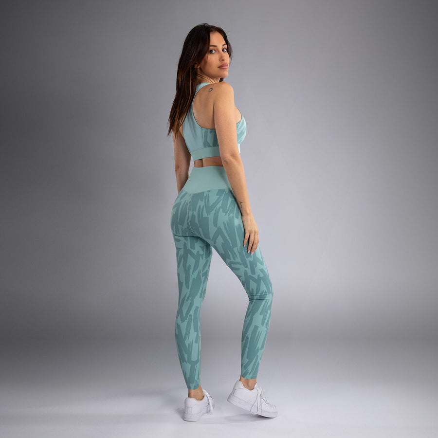Venum Graffiti Women’s Full-Length Leggings - Aqua — product view 4