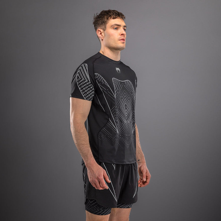 Venum Midnight Fury Dry-Tech T-Shirt - Black/Grey/Silver — product view 3