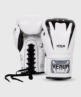 Venum Giant 3.0 Boxing Gloves - Nappa Leather - With Laces - White
