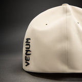 Venum Flexfit Delta Hat beige – rear wordmark detail