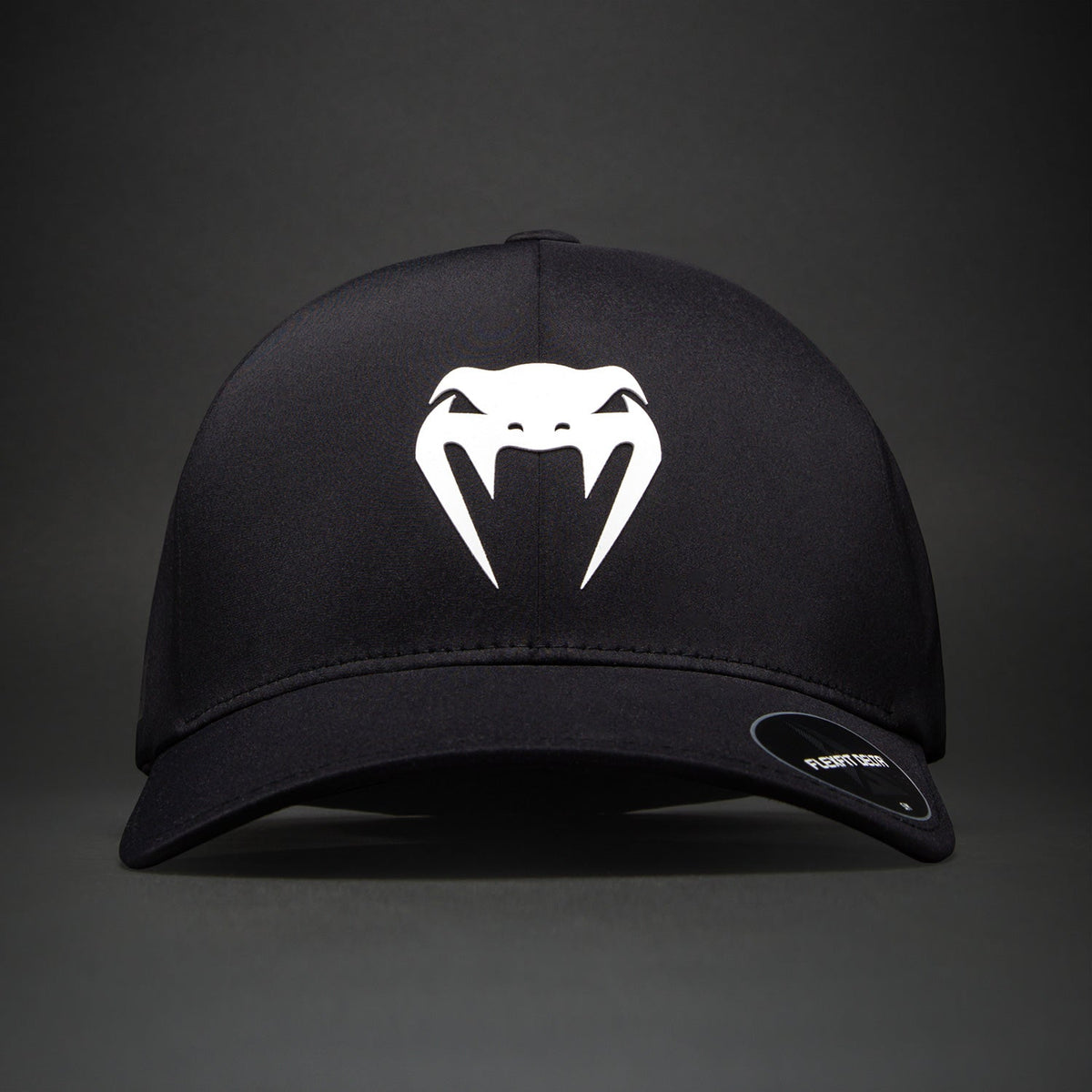 Venum Flexfit Delta Hat black – official front view