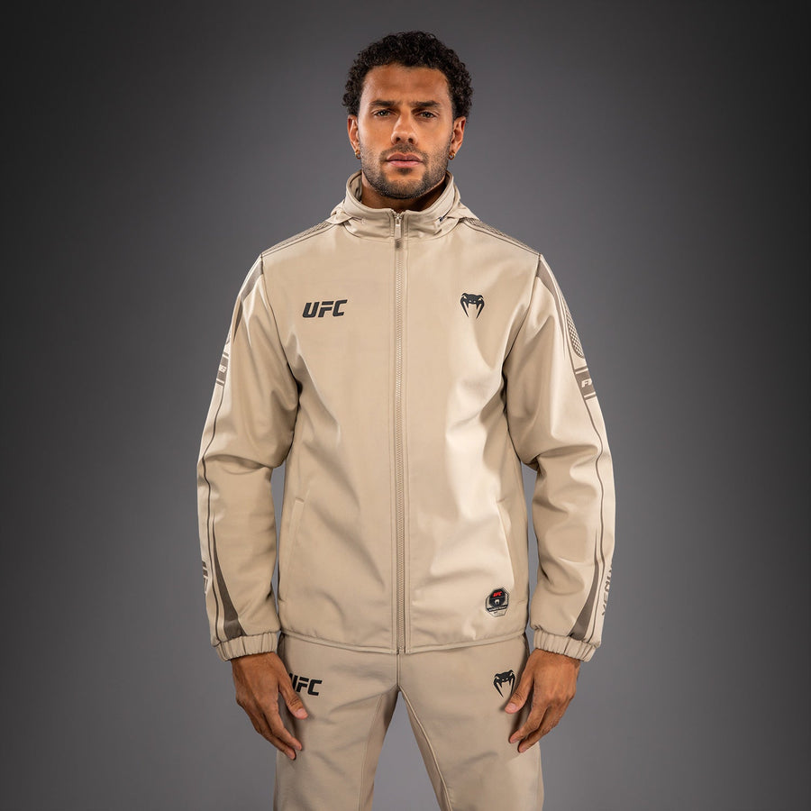 Venum UFC Unity by Venum Authentic Fight Week Men's Zip Hoodie - Sand - view 1