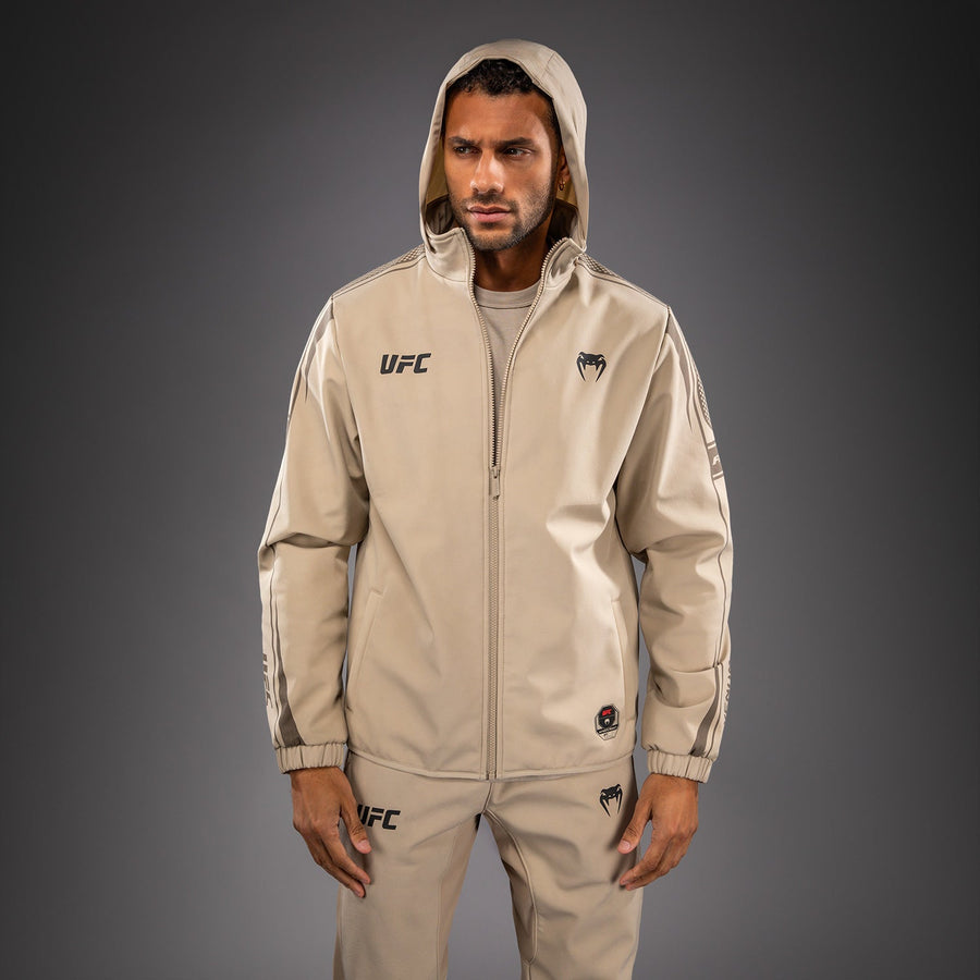 Venum UFC Unity by Venum Authentic Fight Week Men's Zip Hoodie - Sand - view 4