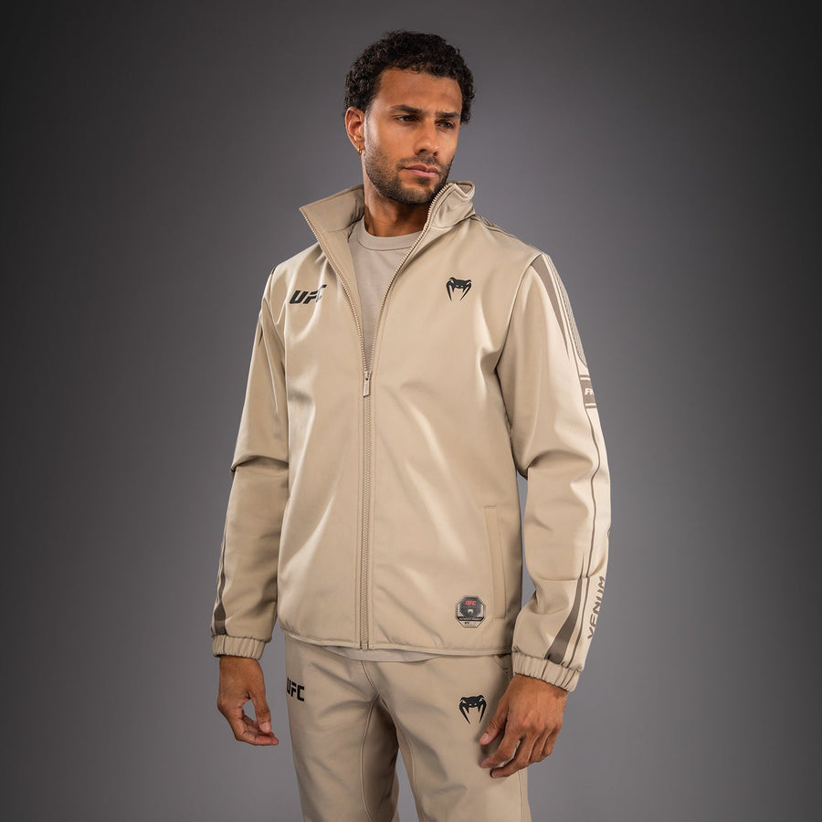 Venum UFC Unity by Venum Authentic Fight Week Men's Zip Hoodie - Sand - view 5