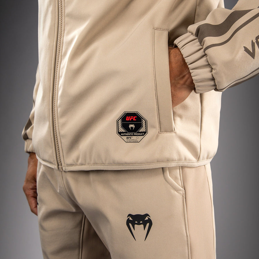 Venum UFC Unity by Venum Authentic Fight Week Men's Zip Hoodie - Sand - view 9