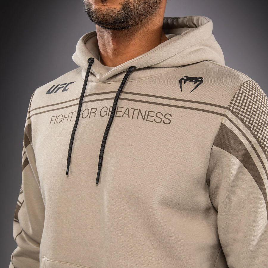 Venum UFC Unity by Venum Authentic Fight Week Men's Pullover Hoodie - Sand - view 6