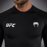 Venum UFC Unity by Venum Authentic Fight Week Men's Performance Long Sleeve Rashguard - Black - view 6