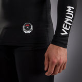 Venum UFC Unity by Venum Authentic Fight Week Men's Performance Long Sleeve Rashguard - Black - view 7